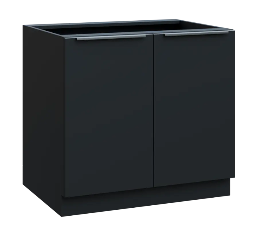 SIS - 9D spodní skříňka, 2-dveřová, 870x900x600, antracit